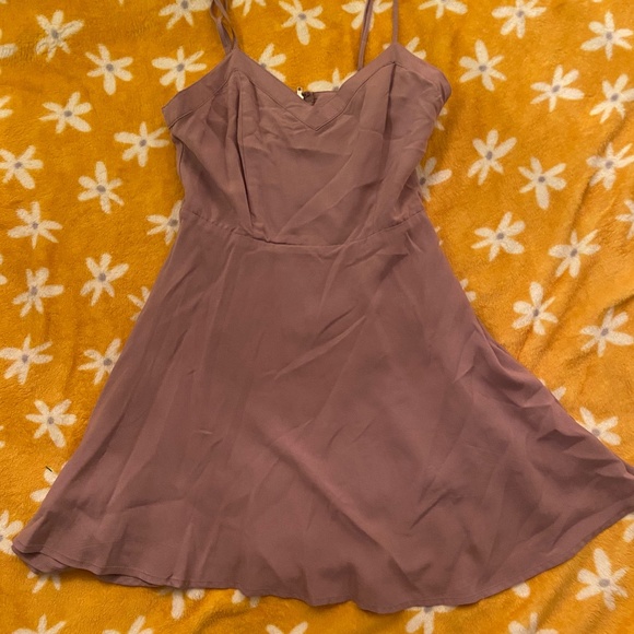 Forever 21 Mauve Flowy Dress - Picture 1 of 4